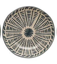 Load image into Gallery viewer, Hand-Painted Stoneware Plate w/ Floral Design
