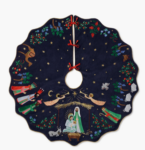 Embroidered Tree Skirt