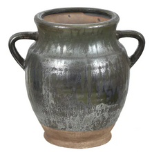 Load image into Gallery viewer, Aged Olive Dipped Glazed Pottery
