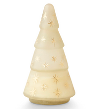 Load image into Gallery viewer, Illume Winter White Frosted Star Glass Tree
