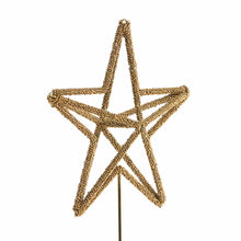 Load image into Gallery viewer, Beaded Star Tree Topper
