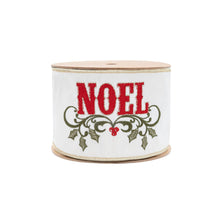 Load image into Gallery viewer, Embroidered Noel Ribbon
