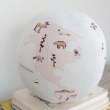 Load image into Gallery viewer, Animals &amp; Embroidery Globe Pillow

