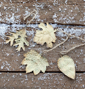 Gold Leaf Ornament