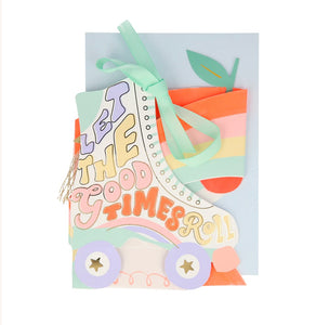 Roller Skate Birthday Card