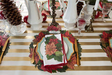 Load image into Gallery viewer, Poinsettia Wreath Placemats
