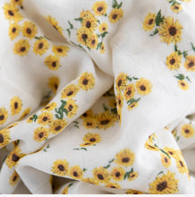 Load image into Gallery viewer, Deluxe Swaddle 2 Pack- Sunflower
