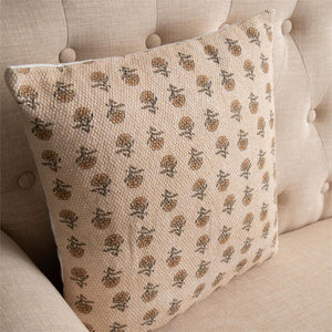 Mustard Floral Pillow