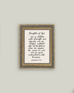 Proverbs 31:25-26