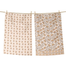 Load image into Gallery viewer, Mustard Block Tea Towel
