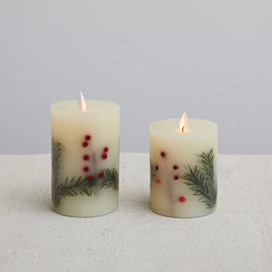 Flameless Botanical Candle