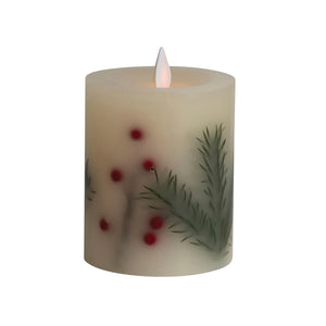 Flameless Botanical Candle