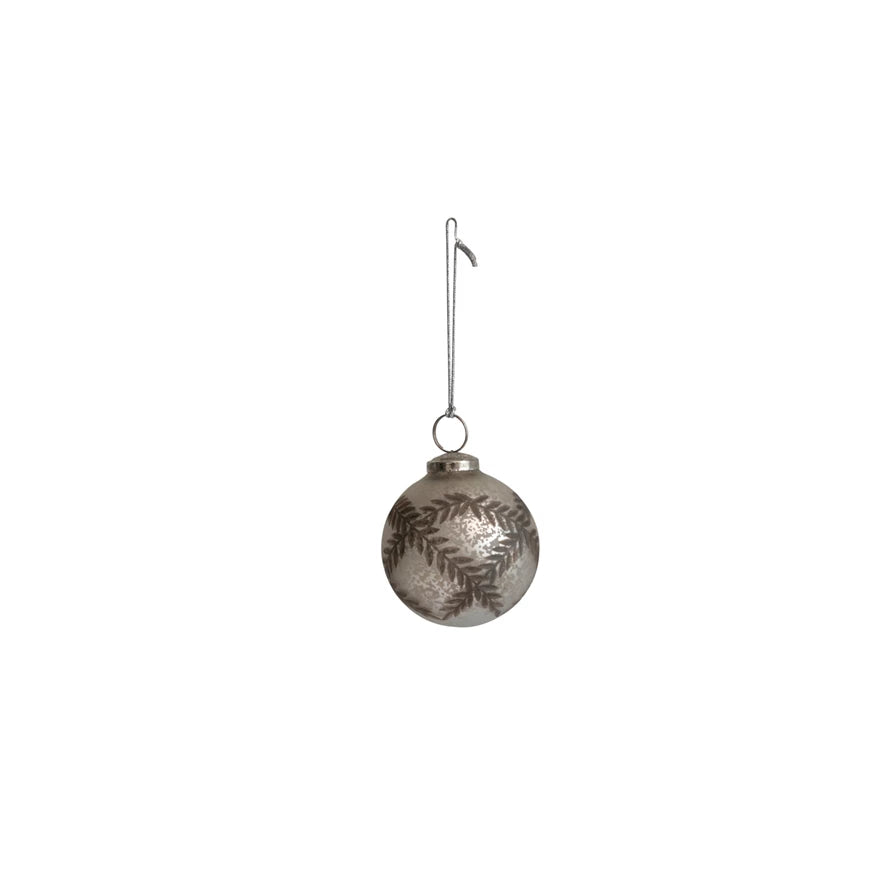 Etched Mercury Ornament