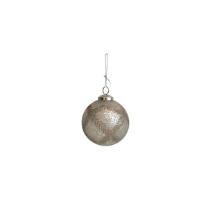 Etched Mercury Ornament
