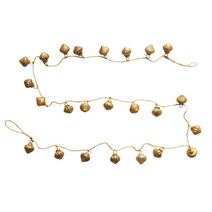 Antique Gold Glass Ornament Garland