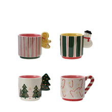 Load image into Gallery viewer, Hand-Painted Stoneware Mug
