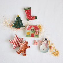 Load image into Gallery viewer, Holiday Hand-Painted Stoneware Dish
