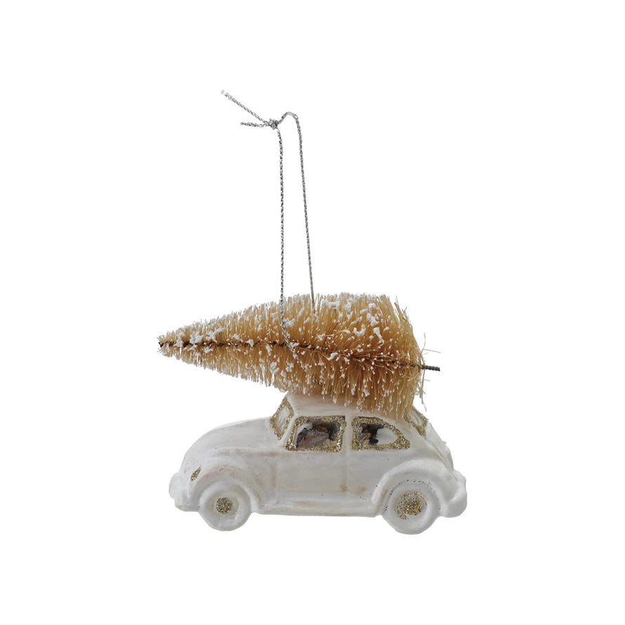 Glass Car Ornament
