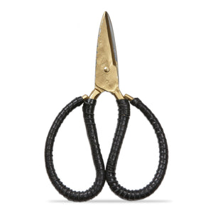 Leather Wrapped Iron Scissors