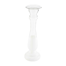 Load image into Gallery viewer, Glass White Candlestick
