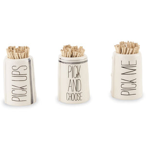 Debossed Toothpick Holder