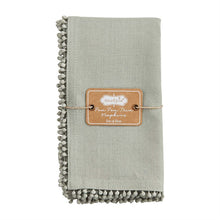 Load image into Gallery viewer, Gray Pom Napkin Set
