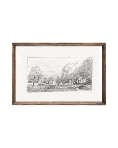 Charcoal Sketch Trees 1