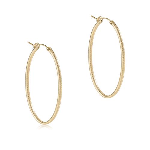 Oval Gold Hoops