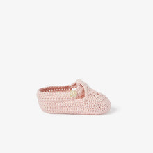 Load image into Gallery viewer, Pink T-Strap Booties
