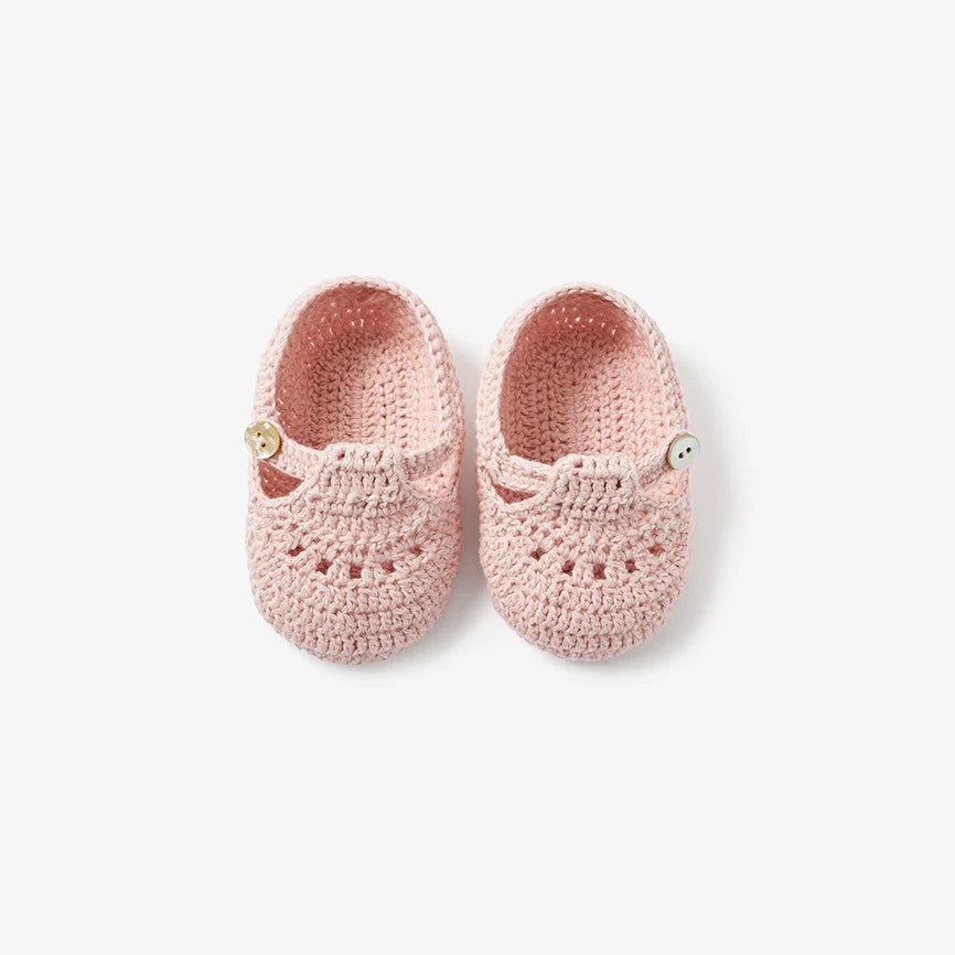 Pink T-Strap Booties