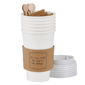 Disposable to Go Cups - Coffee Cup Set