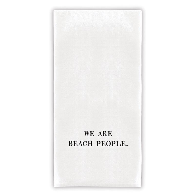Beach People Tea Towel