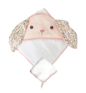 Petit Bunny Terry Muslin Towel Set