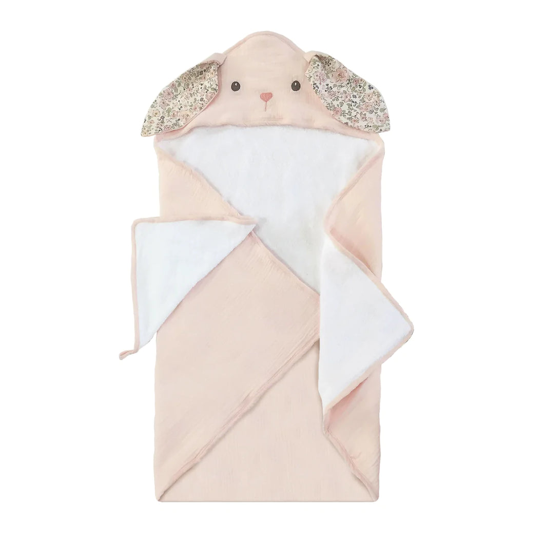 Petit Bunny Terry Muslin Towel Set