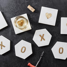 Load image into Gallery viewer, Marble Coasters - XOXO
