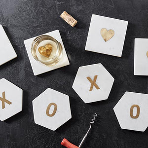 Marble Coasters - XOXO