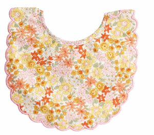 Scallop Bib - Marigold