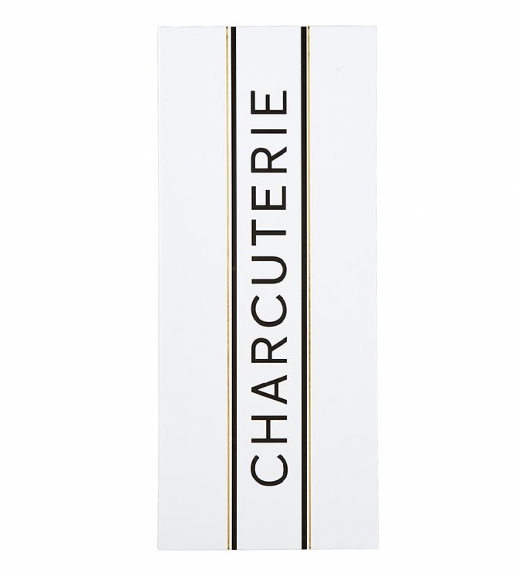 White Charcuterie List Pad