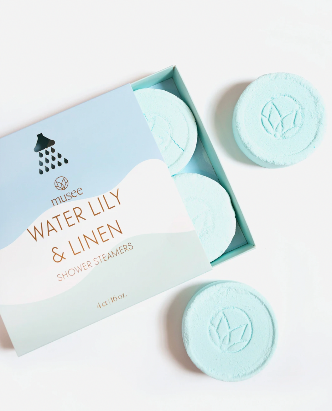 Water Lily & Linen Shower Steamer