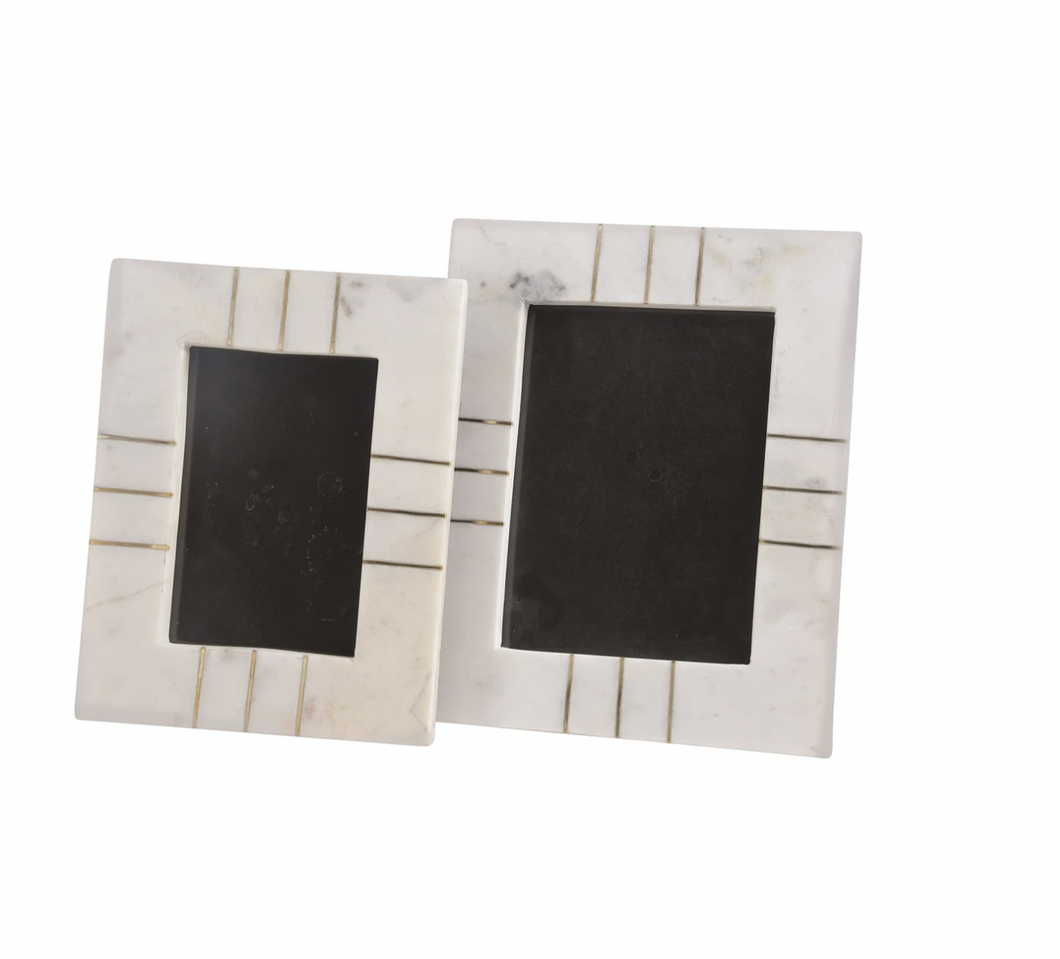 Opall White Marble Frame