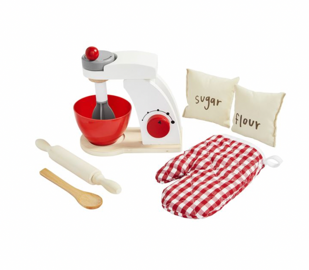 Wood Mixer Baking Set