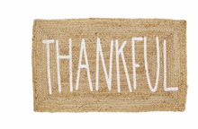 Load image into Gallery viewer, Thankful Jute Mat
