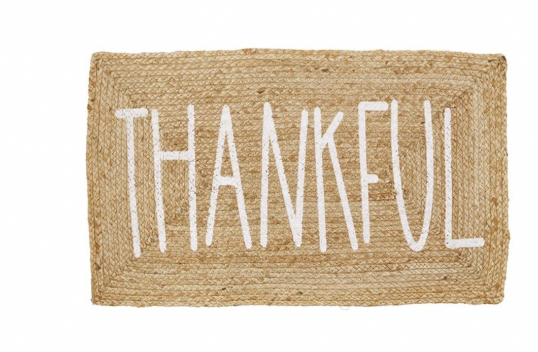 Thankful Jute Mat