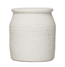 Load image into Gallery viewer, Distressed Terracotta Crock
