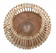 Load image into Gallery viewer, Bamboo Lantern with Glass Insert
