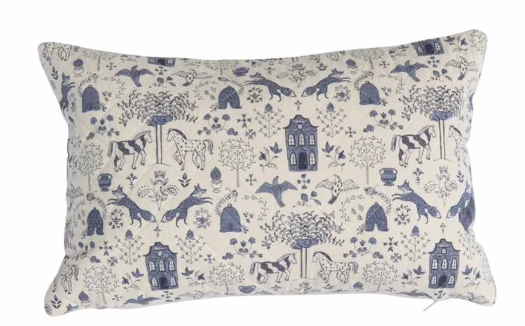 Quilted Lumbar Pillow