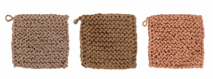 Jute Crocheted Pot Holder