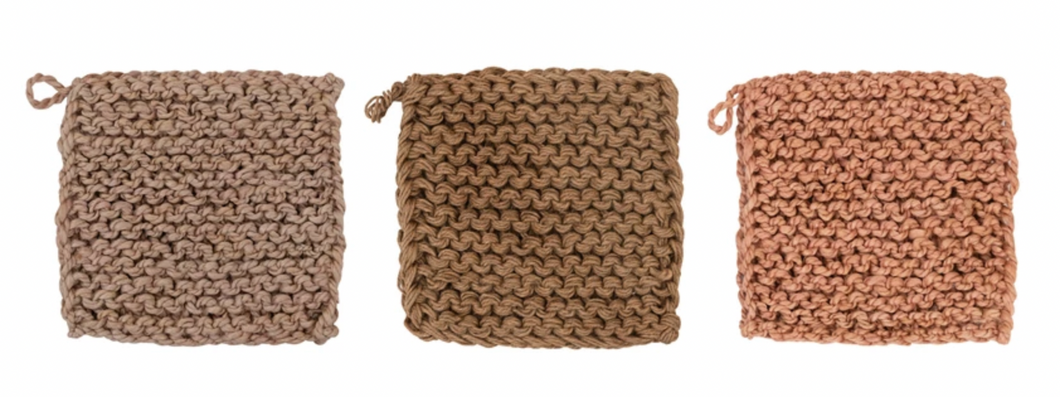 Jute Crocheted Pot Holder