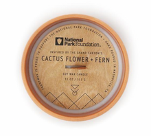 Load image into Gallery viewer, Cactus Flower &amp; Fern Candle
