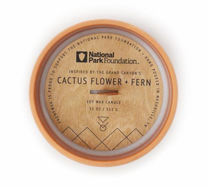 Cactus Flower & Fern Candle